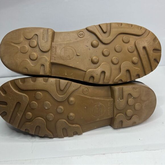 Sorel Kaufman Brown Leather Winter Snow Boots with Removable Liners - Picture 8 of 10